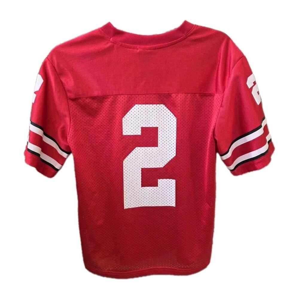 Ohio State Buckeyes Nike Kids Small SZ 8 Football Jersey #2 Red College - Picture 8 of 14